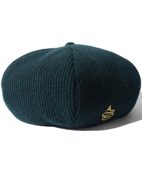 ALDIES(アールディーズ)の「Knitting Beret / ニッティングベレー(ハンチング/ベレー帽・メンズ・グリーン/ブラック/バーガンディー/ネイビー・FREE)」の3枚目の写真