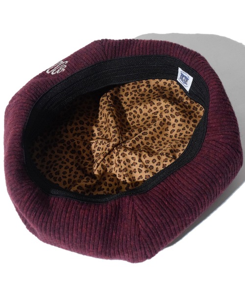ALDIES(アールディーズ)の「Knitting Beret / ニッティングベレー(ハンチング/ベレー帽・メンズ・グリーン/ブラック/バーガンディー/ネイビー・FREE)」の8枚目の写真