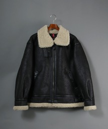 Alpha Industries | 2021AW ALPHA/アルファ B-3 FAKEMOUTON JACKET フェイクムートンボマージャケット(ムートンコート)