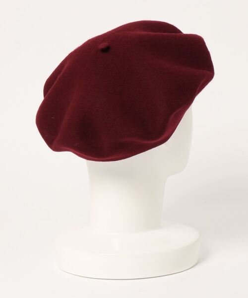 VIBGYOR Women（ヴィブジョー　ウィメン）の「【six mouse】シンプルベレー帽（ハンチング/ベレー帽・レディース・ワイン・FREE）」の2枚目の写真