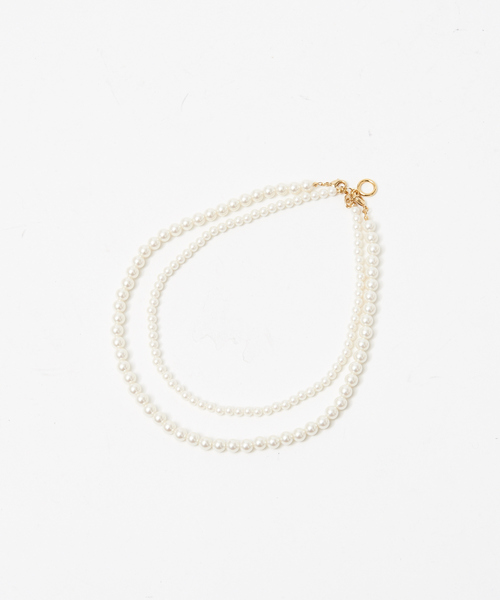 abahouse mavie（アバハウスマヴィ）の「3WAY2連パールネックレス（ブローチ/コサージュ・レディース・ゴールド・フリー）」の3枚目の写真