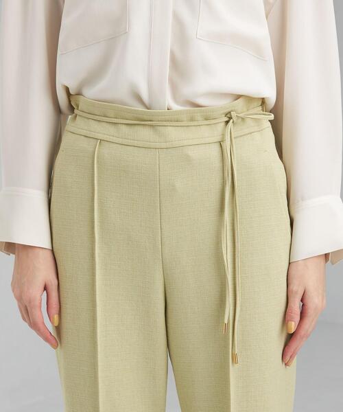 green label relaxing(グリーンレーベルリラクシング)の「P ブッチャー ドロスト フレア パンツ -ウォッシャブル・ストレッチ・防シワ- ◇No05◇(その他パンツ・レディース・ブラック/オフホワイト/ライム・40/38/36)」の11枚目の写真