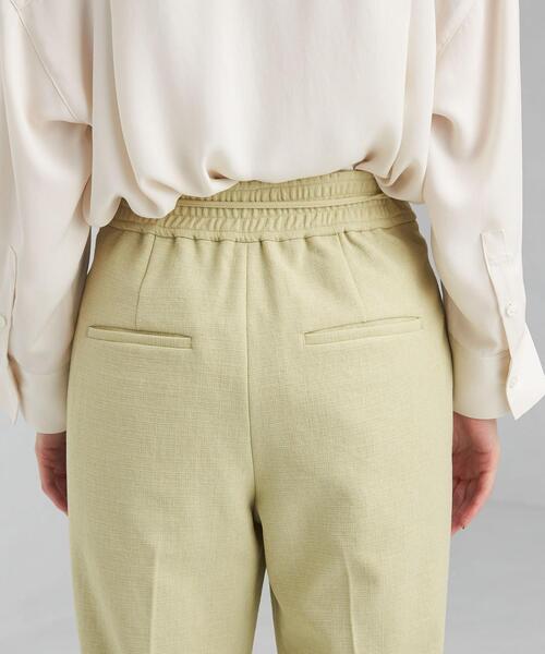 green label relaxing(グリーンレーベルリラクシング)の「P ブッチャー ドロスト フレア パンツ -ウォッシャブル・ストレッチ・防シワ- ◇No05◇(その他パンツ・レディース・ブラック/オフホワイト/ライム・40/38/36)」の13枚目の写真