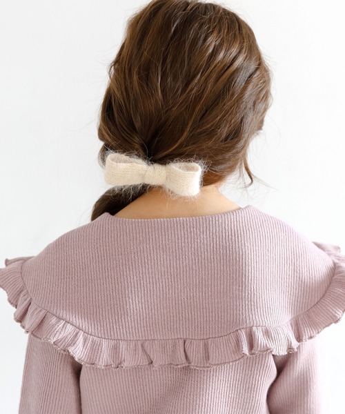 Bee des Bee（ビーデスビー）の「リブトップス（ニット/セーター・キッズ・ブラック/ラベンダー/ブルーグレー/ベージュ/ライトグレー・110cm/100cm/120cm/130cm/140cm/150cm）」の8枚目の写真