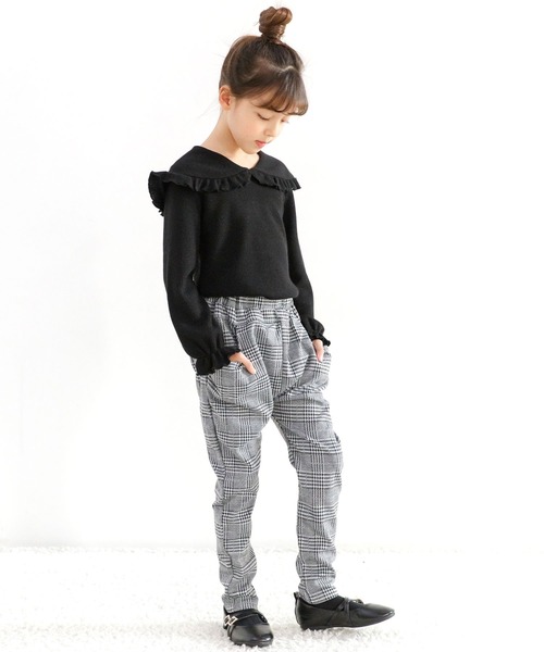 Bee des Bee（ビーデスビー）の「リブトップス（ニット/セーター・キッズ・ブラック/ラベンダー/ブルーグレー/ベージュ/ライトグレー・110cm/100cm/120cm/130cm/140cm/150cm）」の12枚目の写真