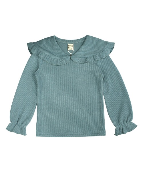 Bee des Bee（ビーデスビー）の「リブトップス（ニット/セーター・キッズ・ブラック/ラベンダー/ブルーグレー/ベージュ/ライトグレー・110cm/100cm/120cm/130cm/140cm/150cm）」の19枚目の写真