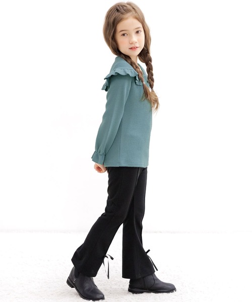 Bee des Bee（ビーデスビー）の「リブトップス（ニット/セーター・キッズ・ブラック/ラベンダー/ブルーグレー/ベージュ/ライトグレー・110cm/100cm/120cm/130cm/140cm/150cm）」の22枚目の写真