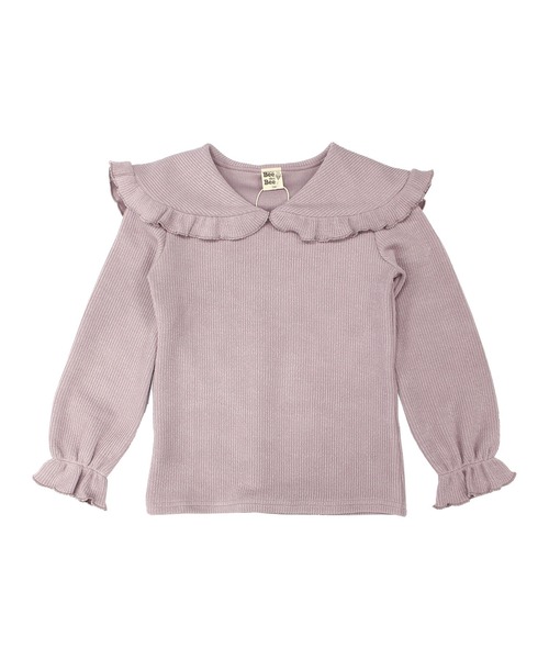 Bee des Bee（ビーデスビー）の「リブトップス（ニット/セーター・キッズ・ブラック/ラベンダー/ブルーグレー/ベージュ/ライトグレー・110cm/100cm/120cm/130cm/140cm/150cm）」の21枚目の写真