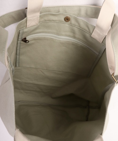 FILA（フィラ）の「FILA/ﾌｨﾗ　スモーキー２ＷＡＹキャンバストート（トートバッグ・メンズ・ベージュ/パープル/ミント・FREE）」の13枚目の写真