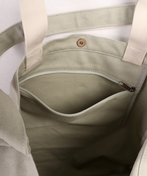 FILA（フィラ）の「FILA/ﾌｨﾗ　スモーキー２ＷＡＹキャンバストート（トートバッグ・メンズ・ベージュ/パープル/ミント・FREE）」の15枚目の写真