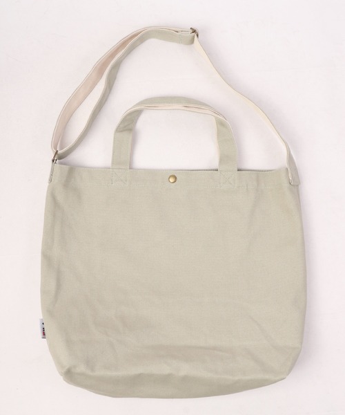 FILA（フィラ）の「FILA/ﾌｨﾗ　スモーキー２ＷＡＹキャンバストート（トートバッグ・メンズ・ベージュ/パープル/ミント・FREE）」の12枚目の写真