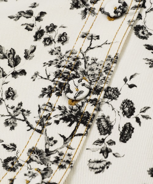 Erdem(アーデム)の「BUTTON DOWN MIDI SKIRT(スカート・レディース・ホワイト×ブラック・6/8)」の3枚目の写真