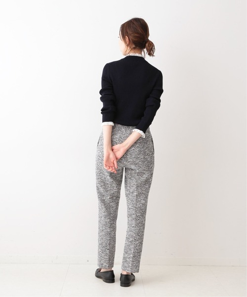 IENA(イエナ)の「ツイードスマートパンツ◆(その他パンツ・レディース・ネイビー・36/40/34/38)」の3枚目の写真
