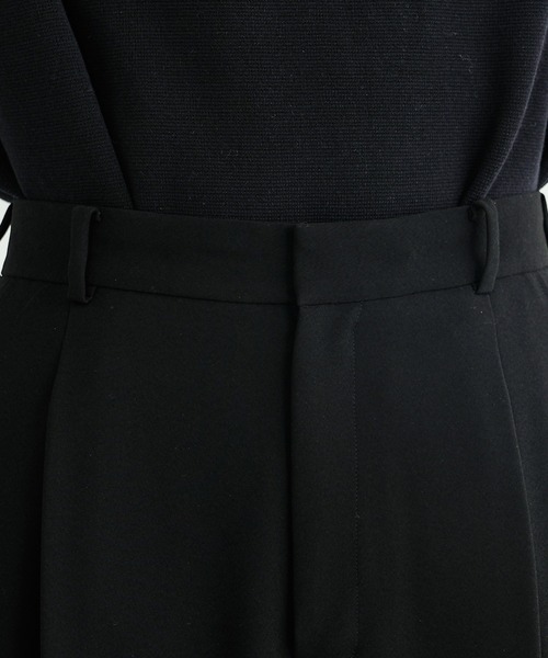 Lui's（ルイス）の「【オリジナルファブリック4×4セットアップシリーズ】 ワイドストレートパンツ（スラックス・メンズ・ブラック/グリーン・SMALL/MEDIUM）」の14枚目の写真