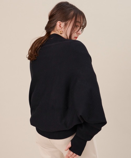 NEUNA(ヌナ)の「【セットアップ対応】【ぽわっと袖が大人フェミニンン。】ボリュームニットボレロ(カーディガン/ボレロ・レディース・ホワイト/グリーン/ブラック・FREE)」の21枚目の写真