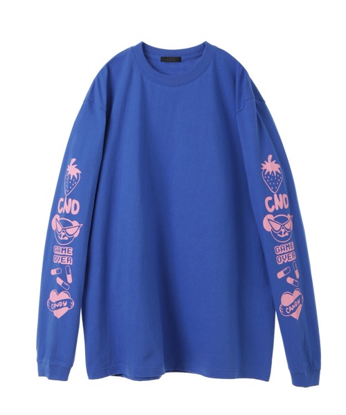 Candy Stripper（キャンディストリッパー）の「ASSORTED L/S Tシャツ（Tシャツ/カットソー・レディース・オフホワイト/ブルー/ブラック・2）」の12枚目の写真