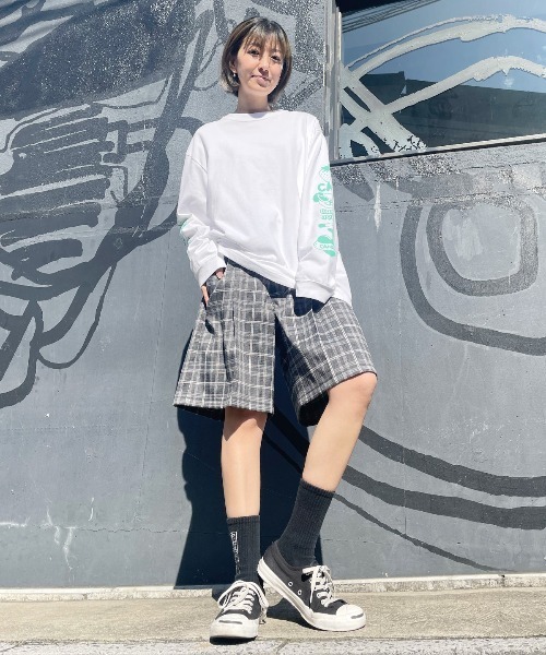 Candy Stripper（キャンディストリッパー）の「ASSORTED L/S Tシャツ（Tシャツ/カットソー・レディース・オフホワイト/ブルー/ブラック・2）」の18枚目の写真