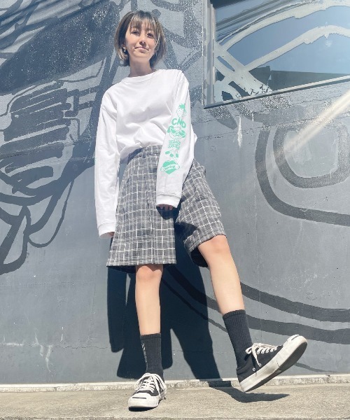 Candy Stripper（キャンディストリッパー）の「ASSORTED L/S Tシャツ（Tシャツ/カットソー・レディース・オフホワイト/ブルー/ブラック・2）」の19枚目の写真