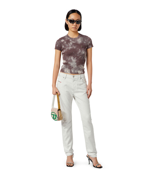 DIESEL（ディーゼル）の「DIESEL SS22 レディース デニム ボーイフレンド ジョグジーンズ（デニムパンツ・レディース・ホワイト・23inch/29inch/27inch/25inch/31inch）」の2枚目の写真