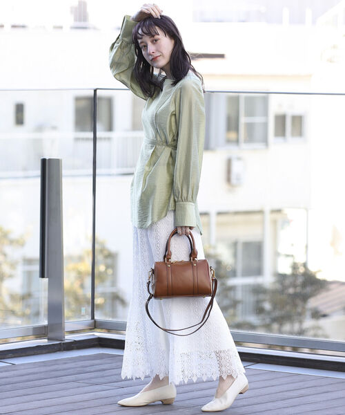 Ray BEAMS(レイビームス)の「Ray BEAMS / レース マーメイド ロング スカート(スカート・レディース・ホワイト/ブラック・1/0)」の11枚目の写真