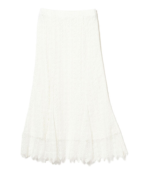 Ray BEAMS(レイビームス)の「Ray BEAMS / レース マーメイド ロング スカート(スカート・レディース・ホワイト/ブラック・1/0)」の18枚目の写真