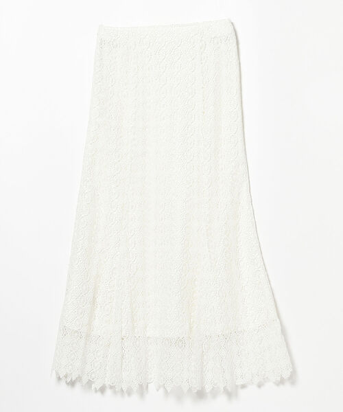 Ray BEAMS(レイビームス)の「Ray BEAMS / レース マーメイド ロング スカート(スカート・レディース・ホワイト/ブラック・1/0)」の16枚目の写真