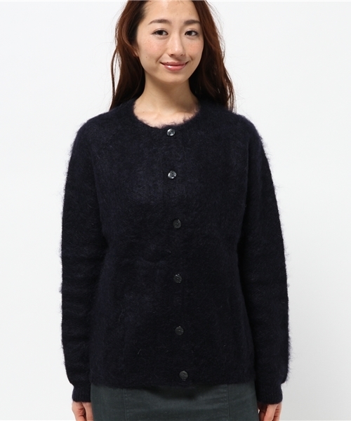 OUTLET(アウトレット)の「【DouDou】モヘアカーディガン(カーディガン/ボレロ・レディース・ネイビー/ブルーグレー/オフホワイト・FREE)」の11枚目の写真
