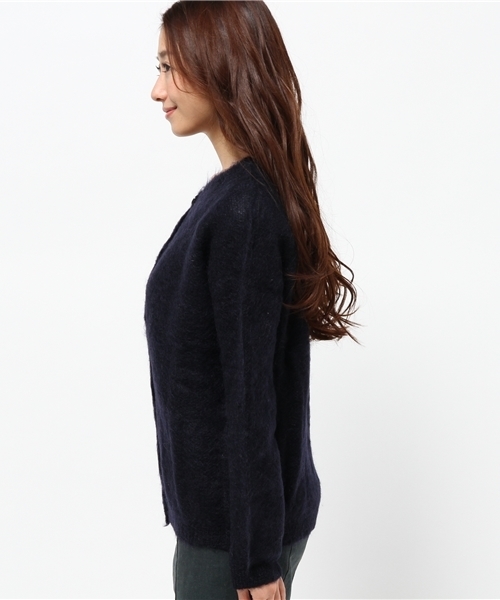 OUTLET(アウトレット)の「【DouDou】モヘアカーディガン(カーディガン/ボレロ・レディース・ネイビー/ブルーグレー/オフホワイト・FREE)」の12枚目の写真