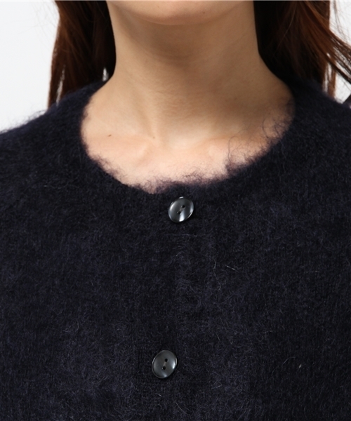 OUTLET(アウトレット)の「【DouDou】モヘアカーディガン(カーディガン/ボレロ・レディース・ネイビー/ブルーグレー/オフホワイト・FREE)」の6枚目の写真