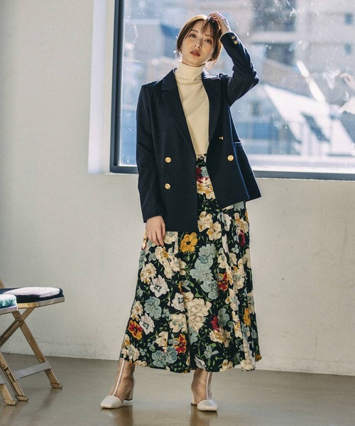 Andemiu（アンデミュウ）の「ソデボタンリブタートル264103（ニット/セーター・レディース・ラベンダー/アイボリー/ブラック/ブルー/イエロー・FREE）」の19枚目の写真