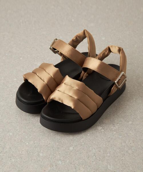 CITEN（シテン）の「＜CITEN（シテン）＞パデッドストラップ サンダル（サンダル・レディース・ブラック/ベージュ・M/S/L）」の10枚目の写真