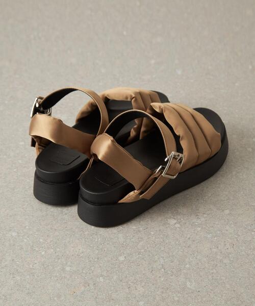 CITEN（シテン）の「＜CITEN（シテン）＞パデッドストラップ サンダル（サンダル・レディース・ブラック/ベージュ・M/S/L）」の12枚目の写真