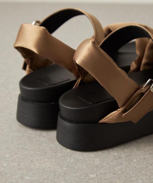 CITEN（シテン）の「＜CITEN（シテン）＞パデッドストラップ サンダル（サンダル・レディース・ブラック/ベージュ・M/S/L）」の13枚目の写真