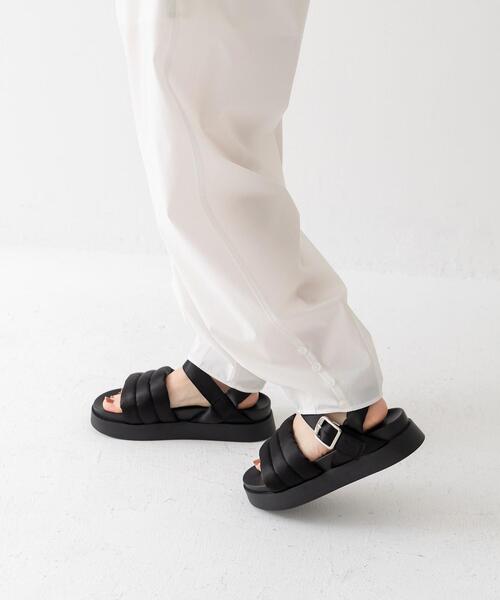 CITEN（シテン）の「＜CITEN（シテン）＞パデッドストラップ サンダル（サンダル・レディース・ブラック/ベージュ・M/S/L）」の22枚目の写真