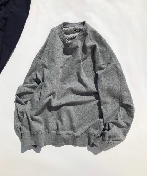 FREAK'S STORE(フリークスストア)の「カラー裏毛プルオーバー(スウェット・メンズ・グリーン/ネイビー/グレー/オフホワイト・LARGE/SMALL/MEDIUM)」の3枚目の写真