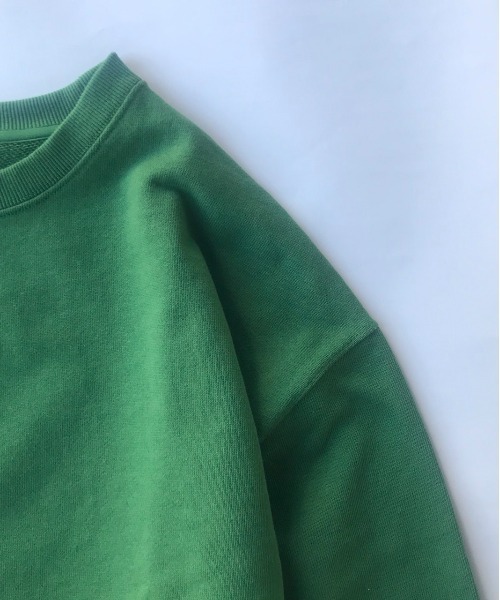 FREAK'S STORE(フリークスストア)の「カラー裏毛プルオーバー(スウェット・メンズ・グリーン/ネイビー/グレー/オフホワイト・LARGE/SMALL/MEDIUM)」の8枚目の写真