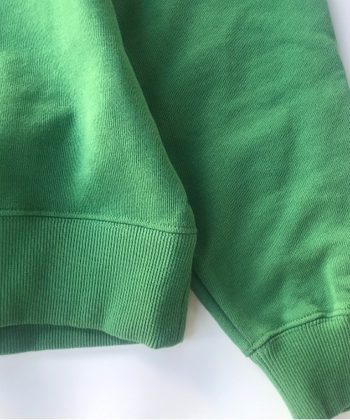 FREAK'S STORE(フリークスストア)の「カラー裏毛プルオーバー(スウェット・メンズ・グリーン/ネイビー/グレー/オフホワイト・LARGE/SMALL/MEDIUM)」の9枚目の写真