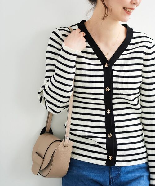 le.coeur blanc（ルクールブラン）の「HERNAN ショルダーバッグ（ショルダーバッグ・レディース・ベージュ/グリーン・FREE）」の6枚目の写真