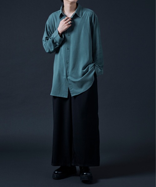 Ellno Loset（エルノロゼット）の「ワイドフレアパンツ（その他パンツ・メンズ・ホワイト/ブラック・MEDIUM/LARGE）」の15枚目の写真