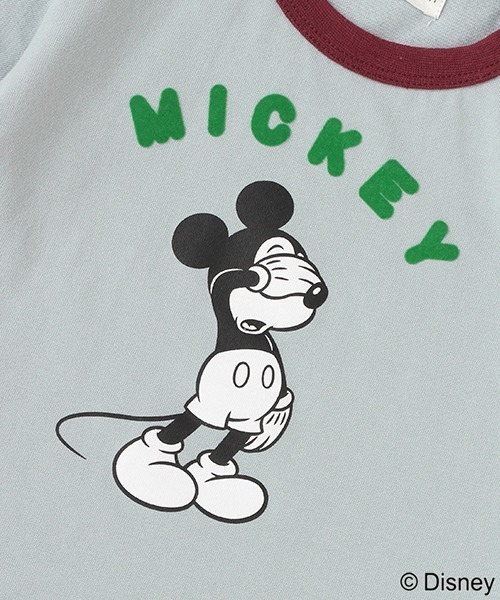 b・ROOM(ビールーム)の「【DISNEY】MICKEYアソートリンガーTシャツ(Tシャツ/カットソー・キッズ・ブルーグレー/アイボリー/マスタード・100cm/120cm/130cm/110cm/90cm)」の11枚目の写真