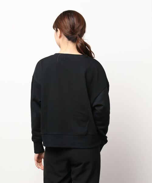 Lugnoncure（ルノンキュール）の「カレッジプリントスウェット（スウェット・レディース・ブラック/ベージュ/オフホワイト/グリーン・ﾌﾘ-）」の6枚目の写真