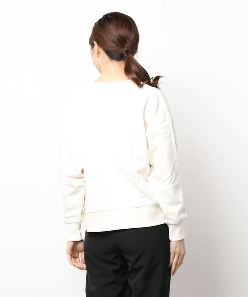 Lugnoncure（ルノンキュール）の「カレッジプリントスウェット（スウェット・レディース・ブラック/ベージュ/オフホワイト/グリーン・ﾌﾘ-）」の8枚目の写真