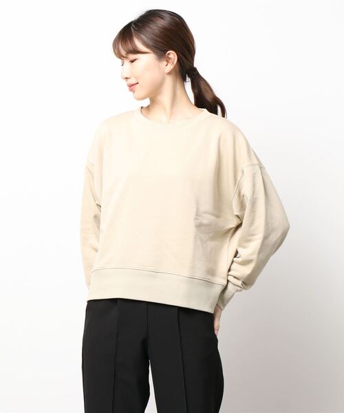 Lugnoncure（ルノンキュール）の「カレッジプリントスウェット（スウェット・レディース・ブラック/ベージュ/オフホワイト/グリーン・ﾌﾘ-）」の13枚目の写真