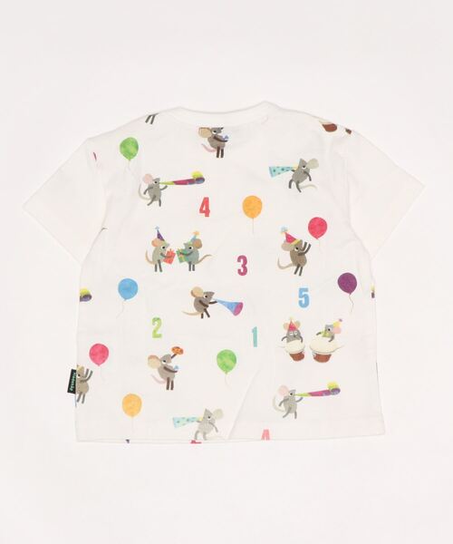 kladskap（クレードスコープ）の「【レオレオニ】総柄半袖Tシャツ（Tシャツ/カットソー・キッズ・オフホワイト・120cm/80ｃｍ/90cm/100cm/110cm）」の2枚目の写真