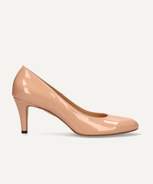 MAMIAN（マミアン）の「ラウンドトゥ パンプス (7.0cmヒール)（パンプス・レディース・ピンクベージュ/グレイッシュベージュ/ブラック/レッド・23.5cm/23.0cm/24.5cm/25.0cm/25.5cm/24.0cm）」の5枚目の写真
