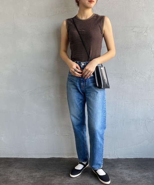 ORCIVAL（オーシバル）の「[ORCIVAL/オーシバル] リネンキャンバス ストラップバレエシューズ（バレエシューズ・レディース・ブラック・23.5/24/24.5）」の11枚目の写真