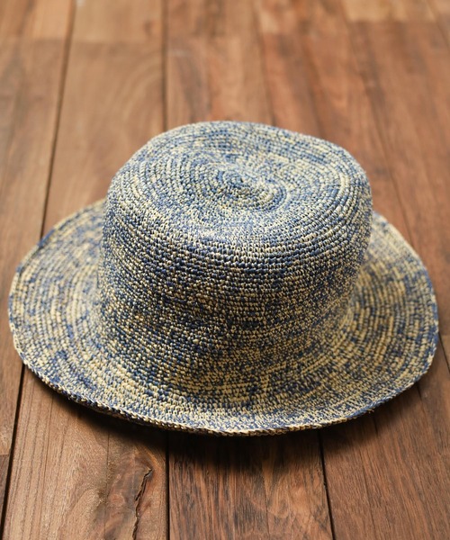 Ecua-Andino（エクアアンディーノ）の「【W】【it】【UT15】【Ecua-Andino】HIPPIE STRAW HAT（ハット・レディース・ピンク/ブルー/その他・FREE）」の2枚目の写真