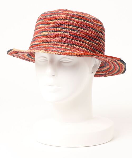 Ecua-Andino（エクアアンディーノ）の「【W】【it】【UT15】【Ecua-Andino】HIPPIE STRAW HAT（ハット・レディース・ピンク/ブルー/その他・FREE）」の6枚目の写真