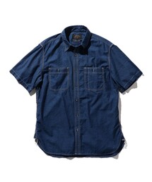 BEAMS PLUS | BEAMS PLUS / インディゴ シャンブレー ショートスリーブ ワーク シャツ(シャツ/ブラウス)