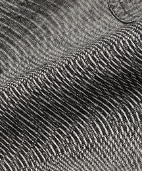 BEAMS PLUS(ビームスプラス)の「BEAMS PLUS / インディゴ シャンブレー ショートスリーブ ワーク シャツ(シャツ/ブラウス・メンズ・インディゴブルー/ブラック・M/L/S/XL)」の21枚目の写真